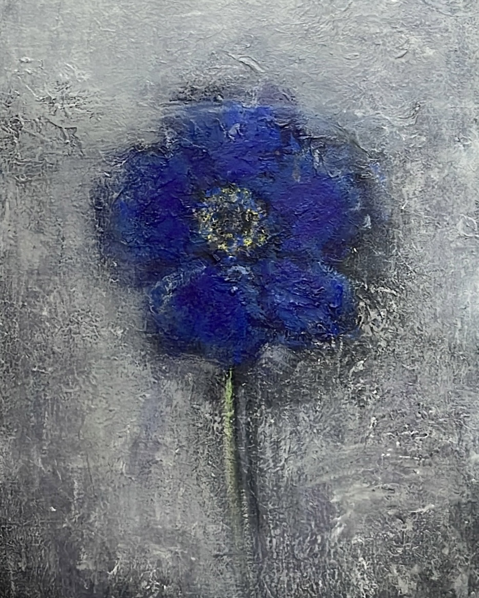 Синий цветок