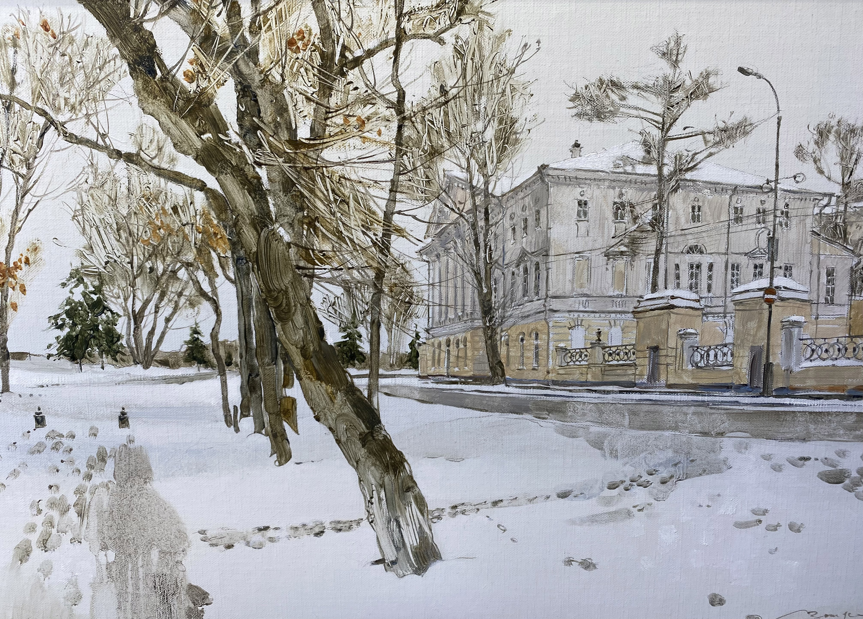 Иркутск. Белый дом. Бульвар Гагарина