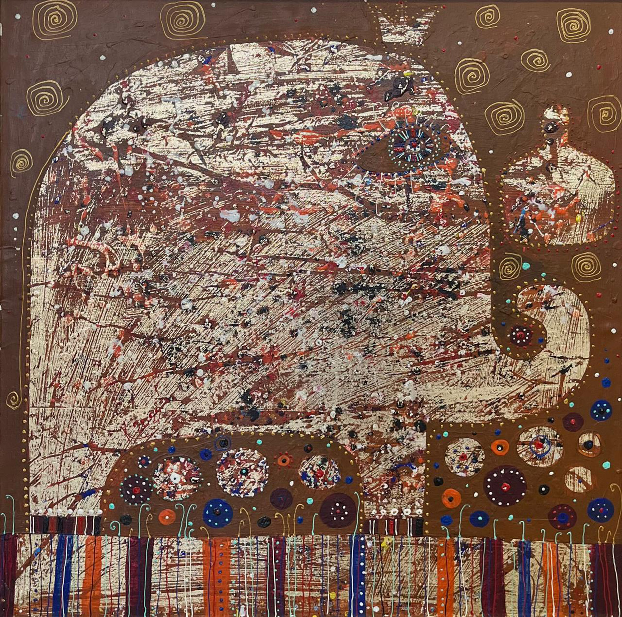 Слоник в шоколадных тонах