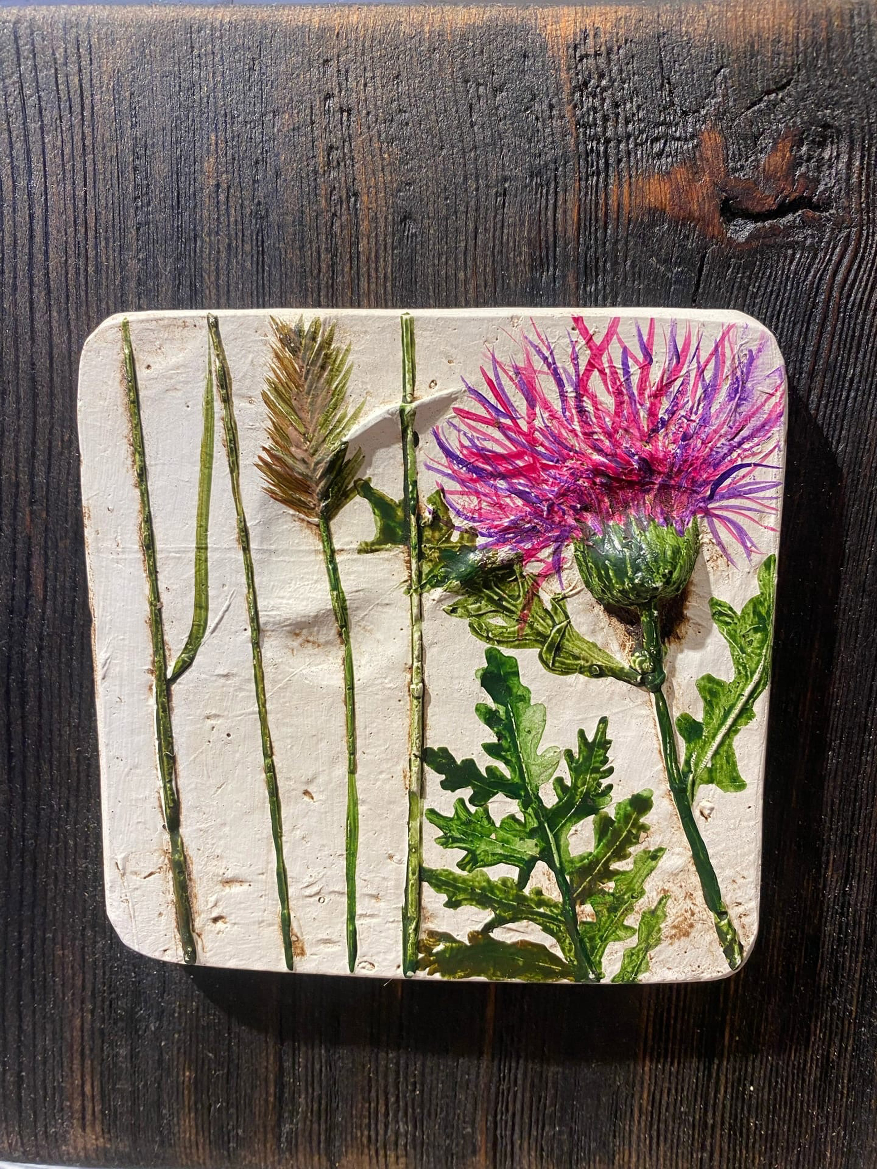 Панно Серпуха и житняк (розовый)