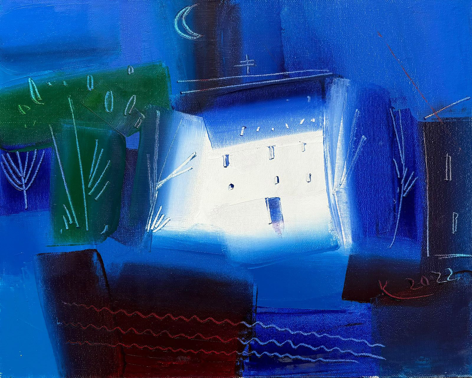 Вечер в ультрамарине