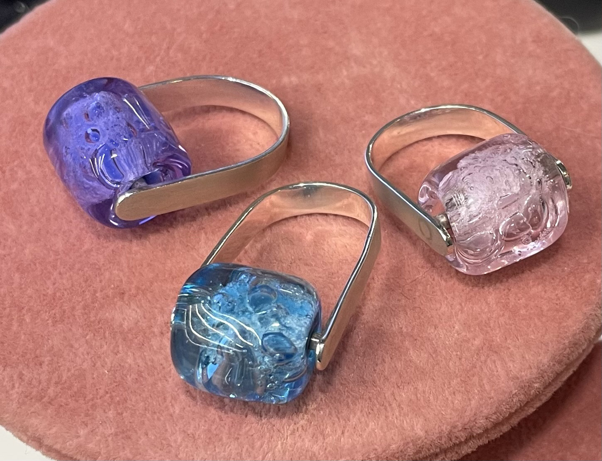 Кольцо льдинка