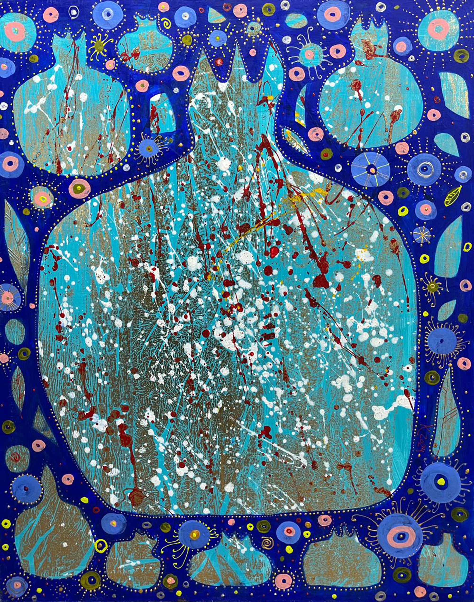 Бирюзовый гранат