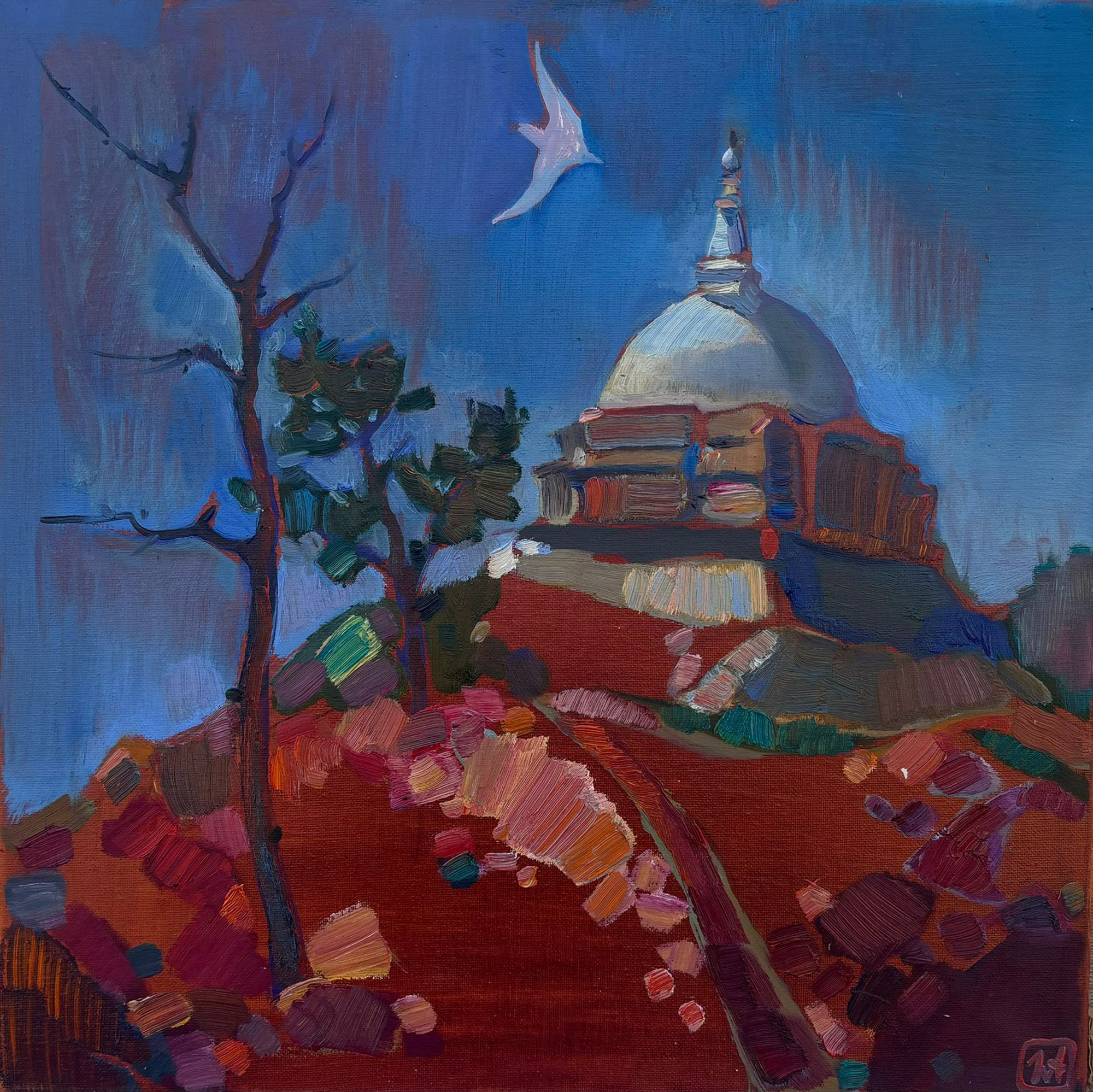 Ступа просветленная на о.Огой