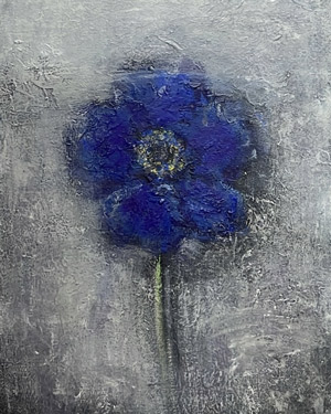 Синий цветок