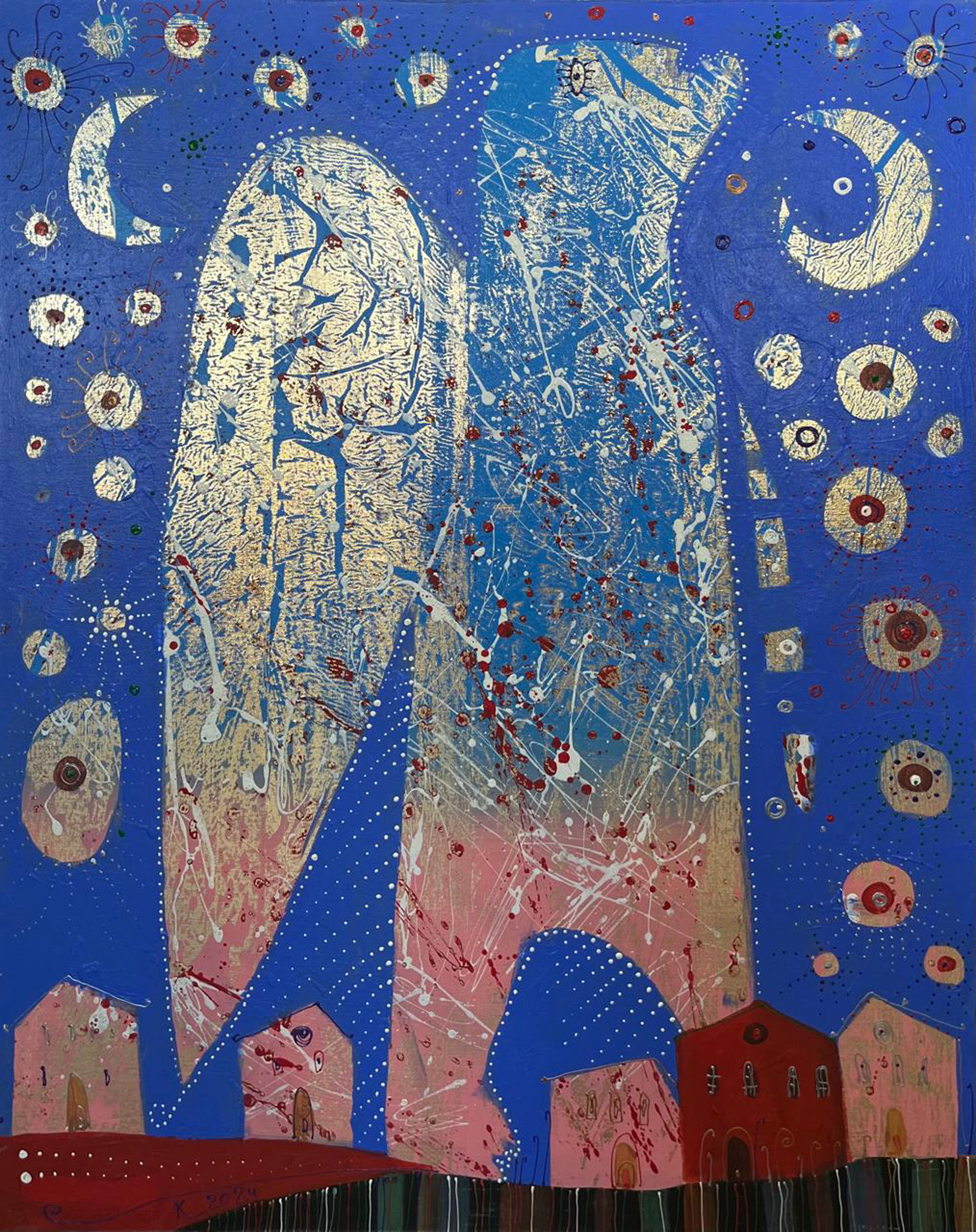 Ангел и 2 луны