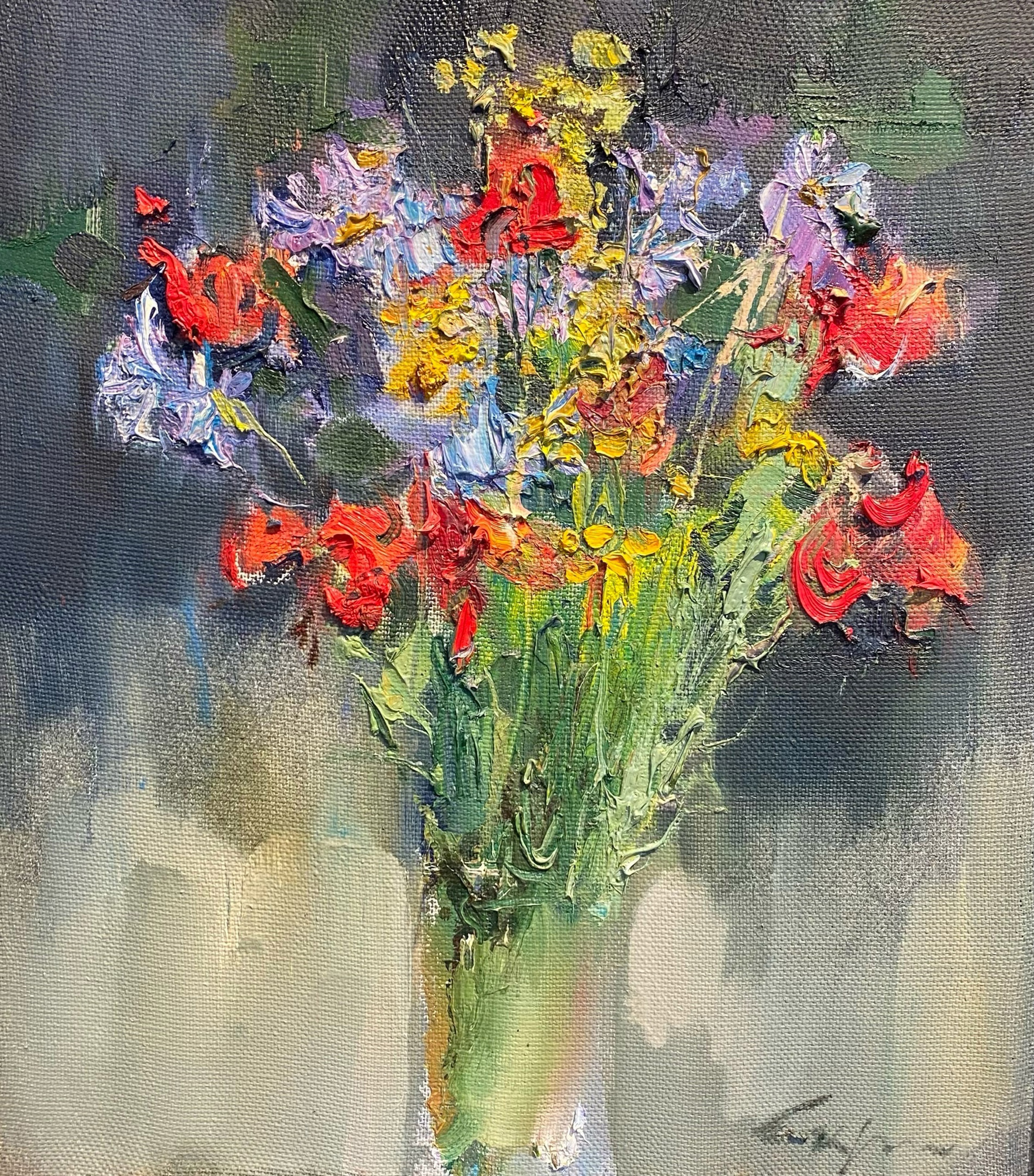 Букет с саранками