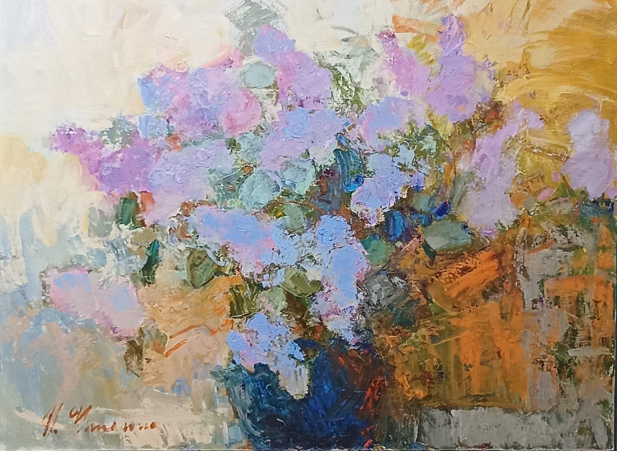 Сирени весенний букет